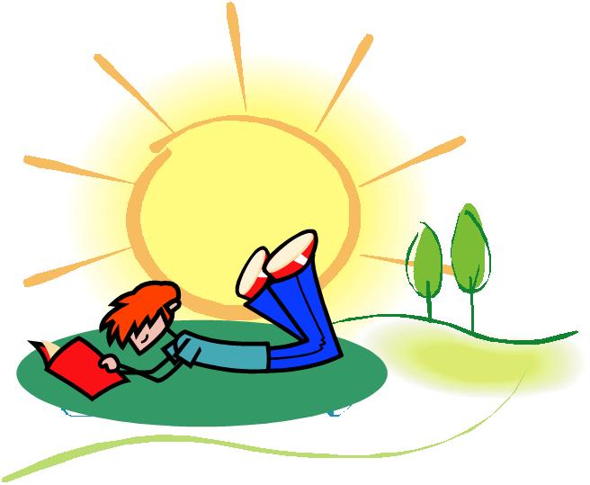 spring reading clipart - photo #37